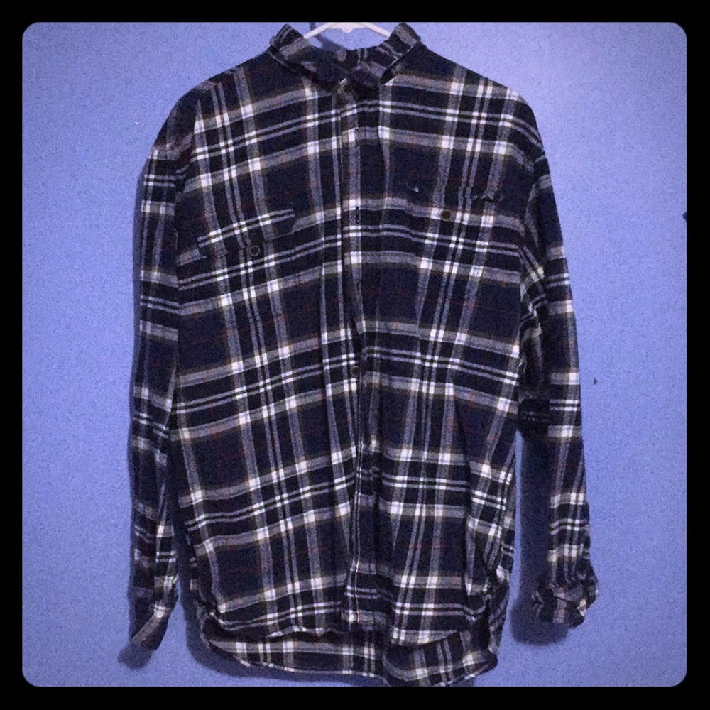 **2 POCKET THICK FLANNEL** MINT - XL - NEW